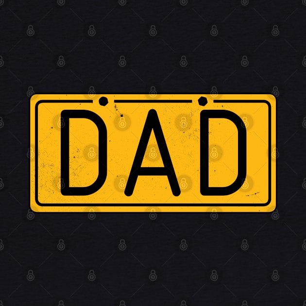 Funny Vintage Taxi Plate Dad tee - Father's Day Gift by clickbong12